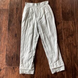 Collectible Gold Linen Pants
